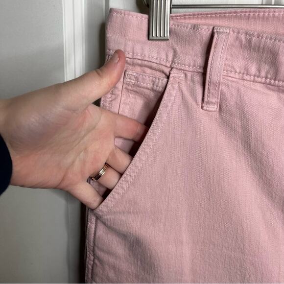 Madewell Light Pink High Rise Straight Leg Fit Rigid Denim Jeans Size 28 - Picture 3 of 7